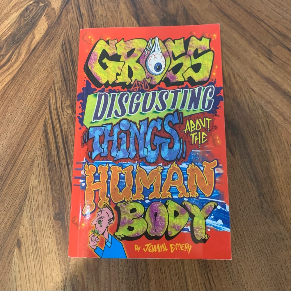 📚2/$12📚 Kid's Non-Fiction Book: Gross Disgusting Things About The Human Body